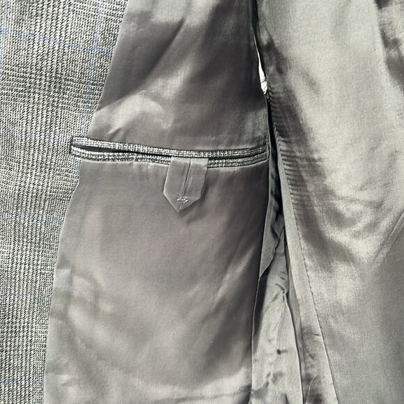 Ermenegildo Zegna Copplay 100% Wool Two Button Blazer - Gray - 38W 32Reg - Picture 6 of 12